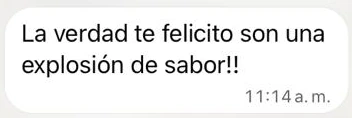 La verdad te felicito son una explosión de sabor!!
